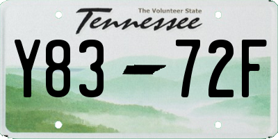 TN license plate Y8372F