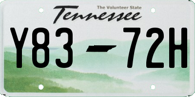 TN license plate Y8372H