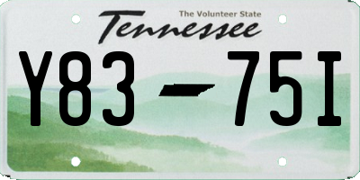 TN license plate Y8375I