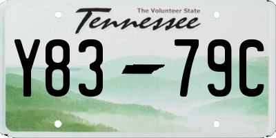 TN license plate Y8379C