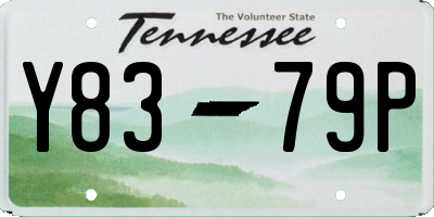 TN license plate Y8379P