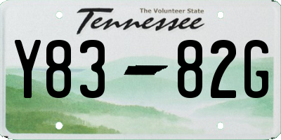 TN license plate Y8382G