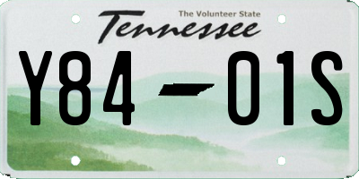 TN license plate Y8401S