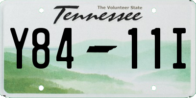TN license plate Y8411I