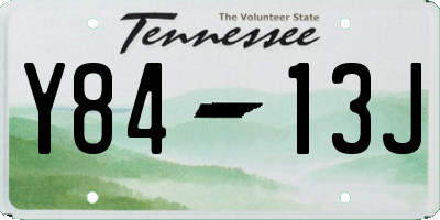 TN license plate Y8413J