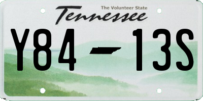TN license plate Y8413S
