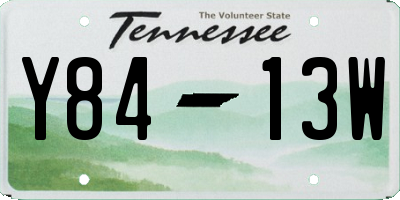 TN license plate Y8413W
