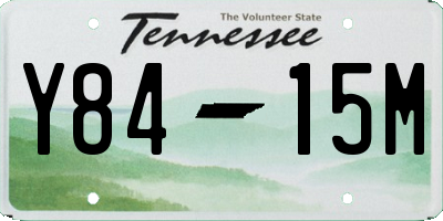 TN license plate Y8415M