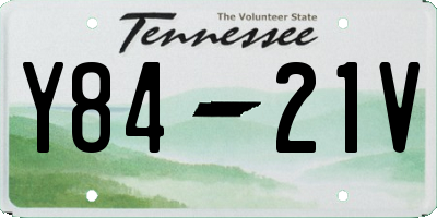 TN license plate Y8421V