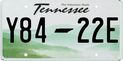 TN license plate Y8422E