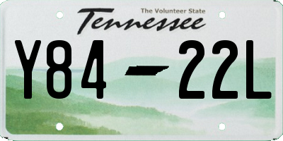 TN license plate Y8422L