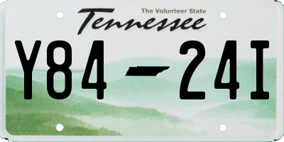 TN license plate Y8424I