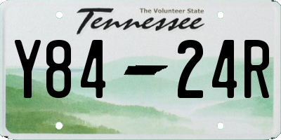 TN license plate Y8424R