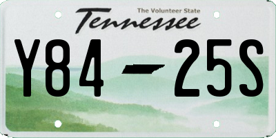 TN license plate Y8425S