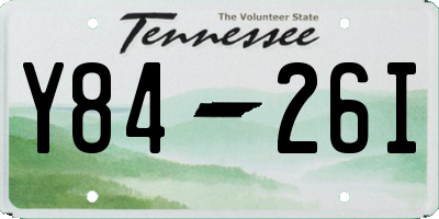 TN license plate Y8426I