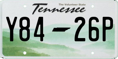 TN license plate Y8426P