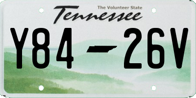 TN license plate Y8426V