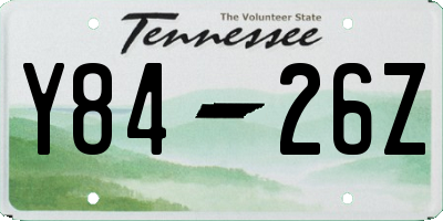 TN license plate Y8426Z