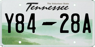 TN license plate Y8428A