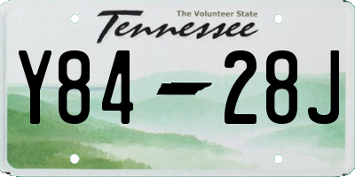 TN license plate Y8428J