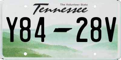 TN license plate Y8428V