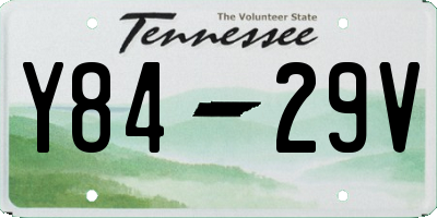 TN license plate Y8429V