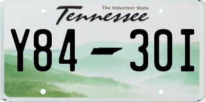 TN license plate Y8430I