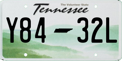 TN license plate Y8432L