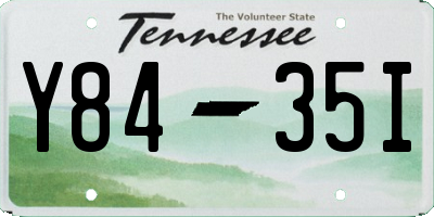 TN license plate Y8435I
