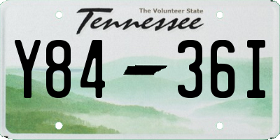 TN license plate Y8436I