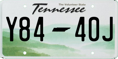 TN license plate Y8440J