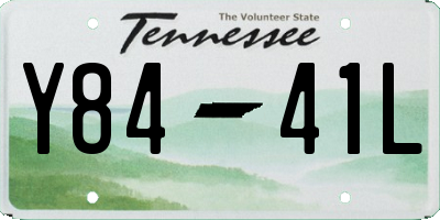 TN license plate Y8441L