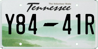 TN license plate Y8441R