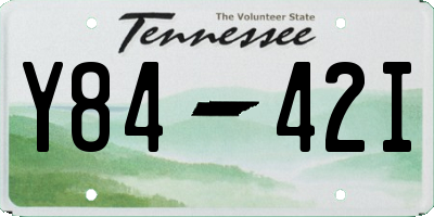 TN license plate Y8442I