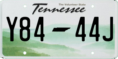 TN license plate Y8444J