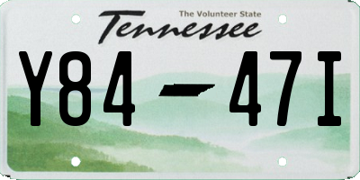 TN license plate Y8447I