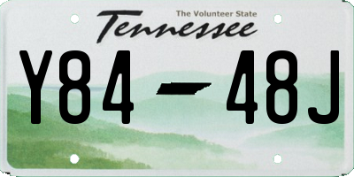 TN license plate Y8448J