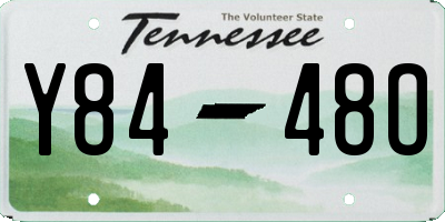 TN license plate Y8448O