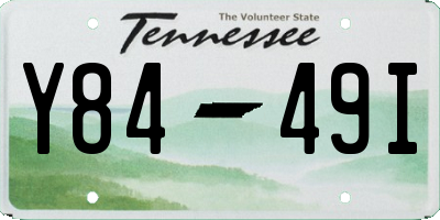 TN license plate Y8449I