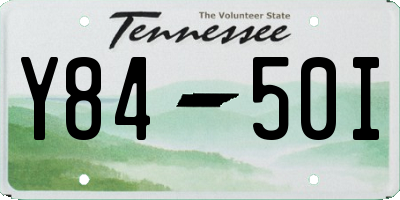 TN license plate Y8450I
