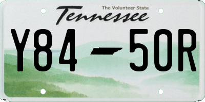 TN license plate Y8450R