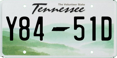 TN license plate Y8451D