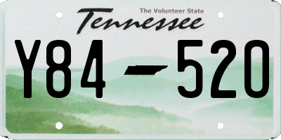 TN license plate Y8452O