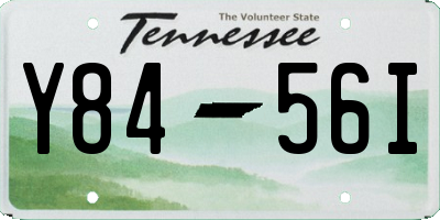 TN license plate Y8456I