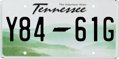 TN license plate Y8461G