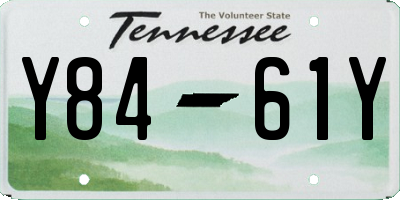 TN license plate Y8461Y