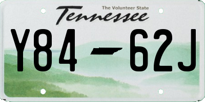TN license plate Y8462J