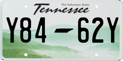 TN license plate Y8462Y