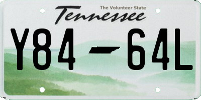 TN license plate Y8464L