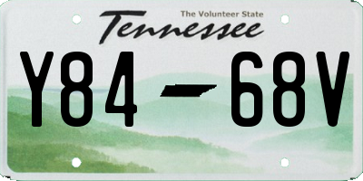 TN license plate Y8468V